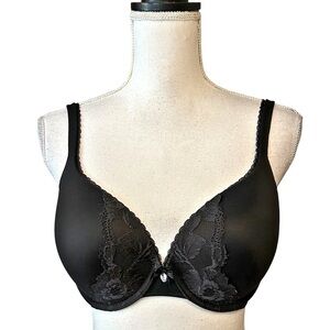 Victoria's Secret Body by Victoria Perfect Shape Underwire Bra SZ 32DDD Black